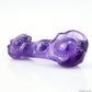 STUNNING Dark Amethyst RuYi Sculpture Crystal Healing Hand Carved