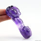 STUNNING Dark Amethyst RuYi Sculpture Crystal Healing Hand Carved