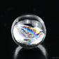 1.5'' Rainbow Clearquartz Sphere Crystal Healing Hand Carved Sphere/Ball