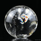 3.54'' Stunning Rainbow Clearquartz Sphere Crystal Healing Hand Carved Sphere/Ball