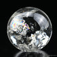 3.54'' Stunning Rainbow Clearquartz Sphere Crystal Healing Hand Carved Sphere/Ball