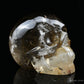 5.51'' Smokey Citrine Hand Carved Crystal Skull Sculpture Crystal Healing Super Realistic