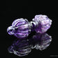 Awesome Amethyst Vajira Sculpture Artifact Crystal Healing Hand Carved