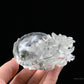 3.45" Gardenquartz Dragon Turtle Sculpture Crystal Healing Hand Carved