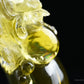 6.14'' Stunning Brazil Rutilated Citrine Dragon Sculpture Crystal Healing Hand Carved Super Realistic