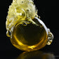 6.14'' Stunning Brazil Rutilated Citrine Dragon Sculpture Crystal Healing Hand Carved Super Realistic