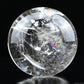 4.64'' Stunning Rainbow White Tourmaline Clearquartz Sphere Crystal Healing Hand Carved Sphere/Ball