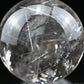 4.64'' Stunning Rainbow White Tourmaline Clearquartz Sphere Crystal Healing Hand Carved Sphere/Ball