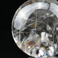 4.64'' Stunning Rainbow White Tourmaline Clearquartz Sphere Crystal Healing Hand Carved Sphere/Ball