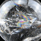 4.64'' Stunning Rainbow White Tourmaline Clearquartz Sphere Crystal Healing Hand Carved Sphere/Ball