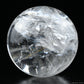 3.77''  Stunning Rainbow Clearquartz Sphere Crystal Healing Hand Carved Sphere/Ball