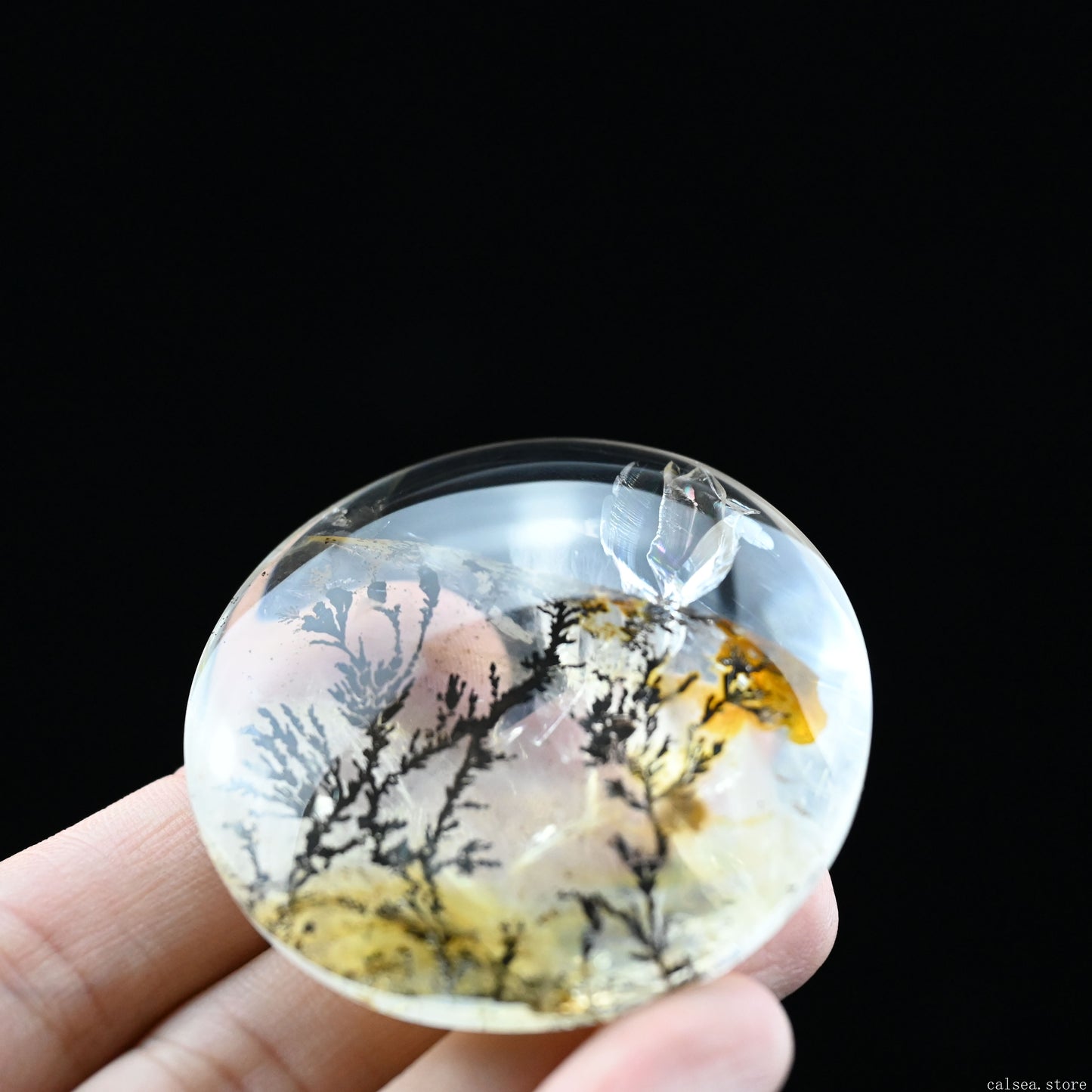 Dendritic Crystal FreeForm Crystal Healing Hand Carved Tree Crystal