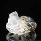 4.4'' Cute GoldenHealer Pixiu Sculpture Crystal Healing Hand Carved