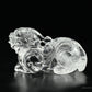 Clearquartz Pixiu Sculpture Crystal Healing Hand Carved