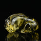 2.9'' Brazil Citrine ShanCai God  Sculpture Crystal Healing Hand Carved Ornaments