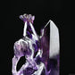 6.33" Amethyst  Zodiac Goat Sculpture Carving Hand Carved Super Realistic