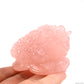 Rosequartz Money Toad Sculpture Crystal Healing Hand Carved