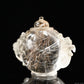 Golden Rutilated Dragon Phoenix Head Teapot Sculpture Hand Carved Crystal Healing