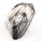 Smokeyquartz Black Rutile,Tourmaline FreeForm Crystal Healing Hand Carved