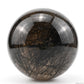 4.33'' Black Rutile,Tourmaline Quartz Sphere Crystal Healing Hand Carved Crystal Ball