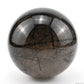 4.33'' Black Rutile,Tourmaline Quartz Sphere Crystal Healing Hand Carved Crystal Ball