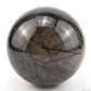 4.33'' Black Rutile,Tourmaline Quartz Sphere Crystal Healing Hand Carved Crystal Ball