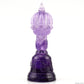 Awesome Amethyst Vajira Bell Sculpture Artifact Crystal Healing Hand Carved