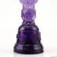 Awesome Amethyst Vajira Bell Sculpture Artifact Crystal Healing Hand Carved