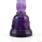 Awesome Amethyst Vajira Bell Sculpture Artifact Crystal Healing Hand Carved