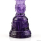 Awesome Amethyst Vajira Bell Sculpture Artifact Crystal Healing Hand Carved