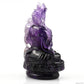 Awesome Amethyst Brahman Sculpture Artifact Crystal Healing Hand Carved