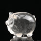 Clearquartz Pig Sculpture Crystal Healing Hand Carved Ornaments