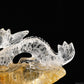 7.28" GoldenHealer Dragon Sculpture Hand Carved Super Realistic