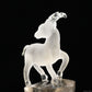 4.35'' Smokeyquartz Deer Sculpture Hand Carved Super Realistic Carving