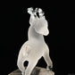 4.35'' Smokeyquartz Deer Sculpture Hand Carved Super Realistic Carving