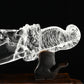 Awesome Clearquartz Dragon Knife Sculpture Crystal Healing Hand Carved