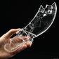 Awesome Clearquartz Dragon Knife Sculpture Crystal Healing Hand Carved