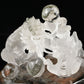 5.47'' Awesome Gardenquartz Dragon Pixiu Sculpture Crystal Healing Hand Carved