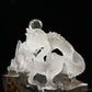 5.47'' Awesome Gardenquartz Dragon Pixiu Sculpture Crystal Healing Hand Carved