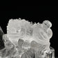 Gardenquartz PiXiu Sculpture Crystal Healing Hand Carved Super Realistic