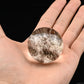 1.58'' Pink White Gardenquartz Sphere Crystal Healing Hand Carved Sphere/Ball