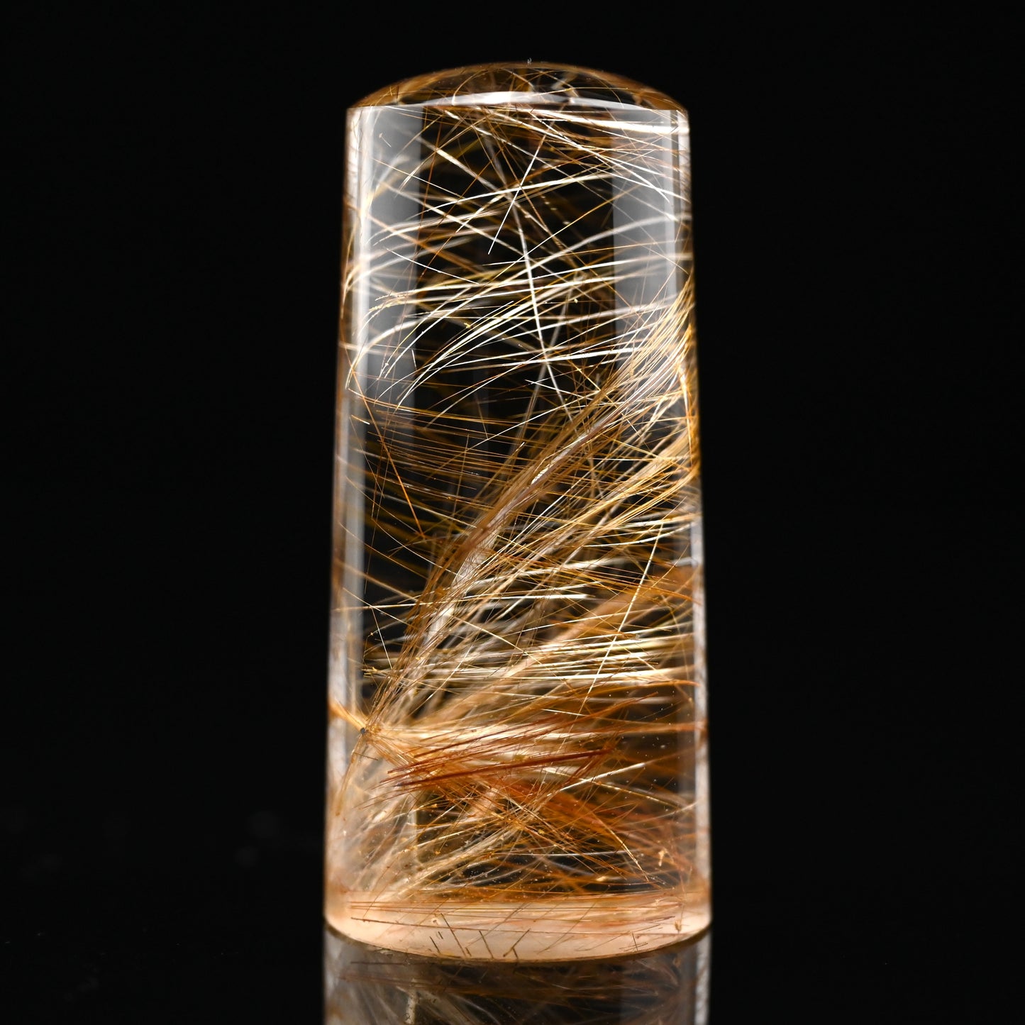 STUNNING Golden Rutile Cylinder Rutilated Crystal Crystal Healing Hand Carved AAA Level Crystal FreeForm