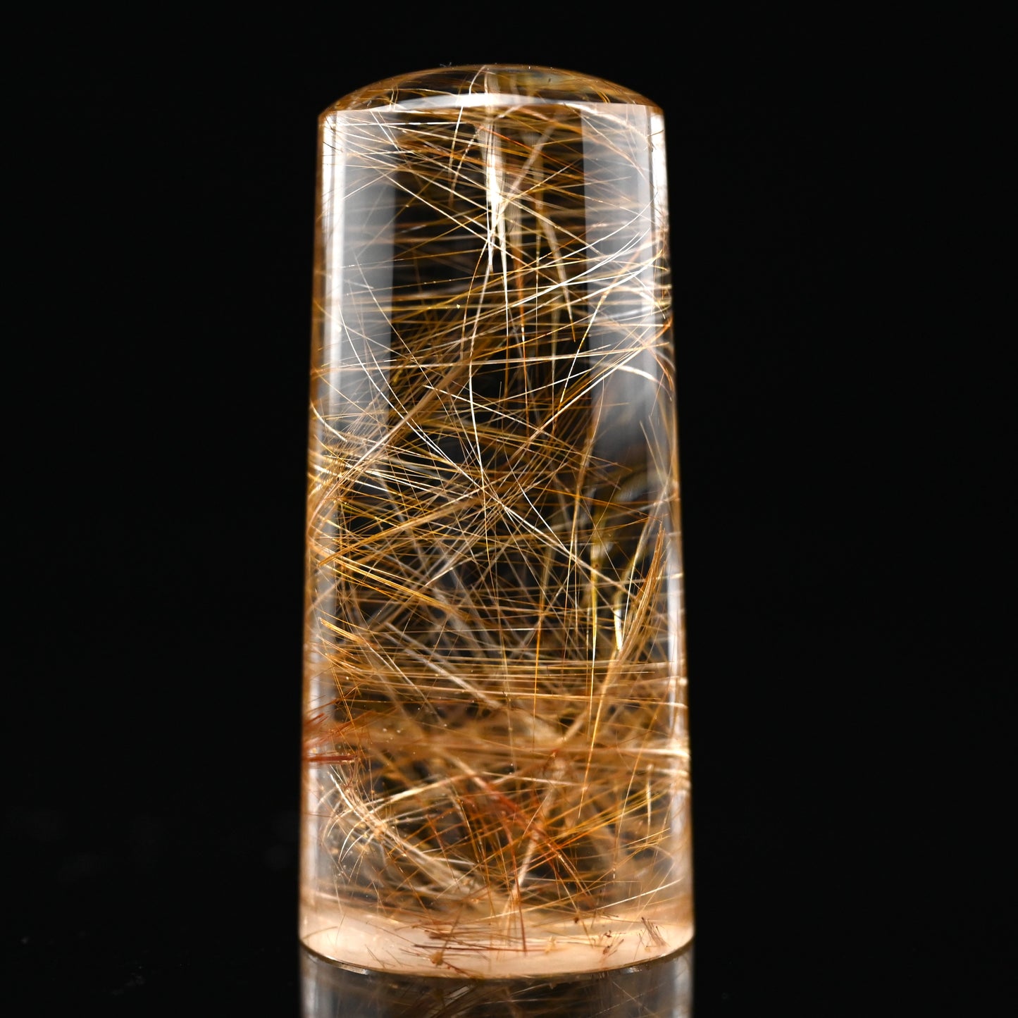 STUNNING Golden Rutile Cylinder Rutilated Crystal Crystal Healing Hand Carved AAA Level Crystal FreeForm