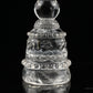 Awesome Clearquartz Vajira Bell Sculpture Artifact Crystal Healing Hand Carved