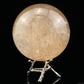 3.74'' Golden Rutile Sphere Crystal Healing Hand Carved Sphere/Ball