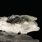 Vivid Gardenquartz Pod Cicada Sculpture Crystal Ornaments Hand Carved