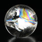 2.42'' Rainbow Clearquartz Sphere Crystal Healing Hand Carved Sphere/Ball