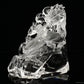 6.53'' Clearquartz Dragon Sculpture Hand Carved Super Realistic