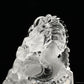 6.53'' Clearquartz Dragon Sculpture Hand Carved Super Realistic