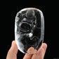 3.91'' Clearquartz Double Buddha Sculpture Crystal Healing Hand Carved